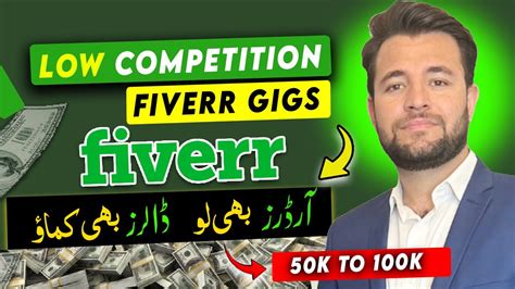 Low Competition Fiverr Gigs To Make Money Online Fiverr Gigs With Low