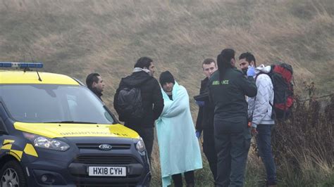 Suspected Iranian Migrants Found After Landing In Folkestone In Inflatable Boat Uk News Sky News