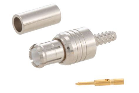 MCX Plug Connector Crimp Solder Attachment For RG178 RG196