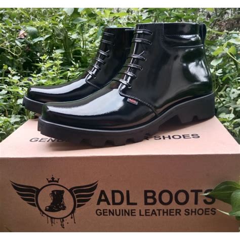 Jual Sepatu Pdh Tni Polri Security Satpam Full Kulit Asli Shopee