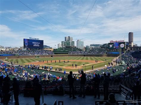 Wrigley Field Seat View 216 Cabinets Matttroy