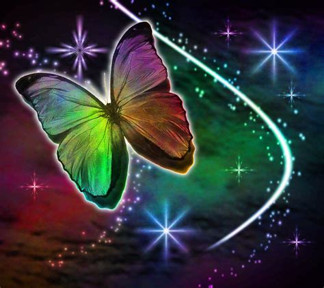 Rainbow Butterfly Wallpapers - Top Free Rainbow Butterfly Backgrounds - WallpaperAccess