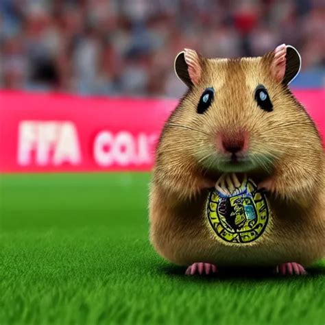 Giant Hamster Terrorising Fifa 11 Pitch Stable Diffusion OpenArt