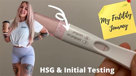 My Fertility Journey Ep Hsg Tests Internal Ultrasounds Youtube