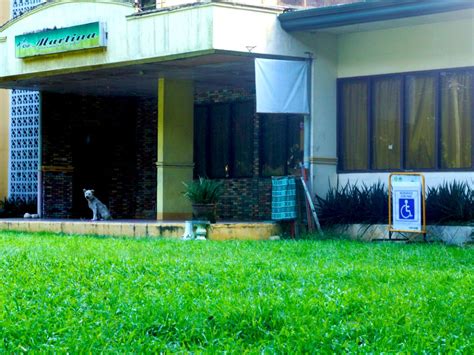 Reserved PWD parking space outside the University Café Martina