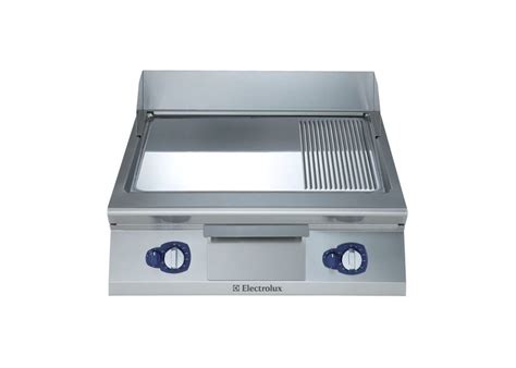 Electrolux 900 XP Series 800mm Wide Sloped Chrome Plated Gas Frytop