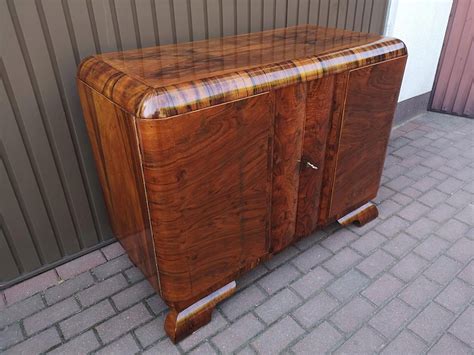 Komoda ART DECO Orzech Stara Antyk Politura 13915062295 Allegro Pl