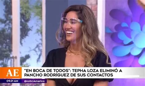 Tepha Loza sobre salidas de Pancho Rodríguez con Yahaira Plasencia Es