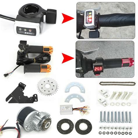 SHZICMY 24V 350W Electric Bicycle E Bike Wheel Motor Conversion Kit