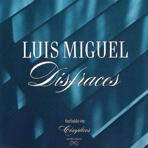 Car Tula Frontal De Luis Miguel Disfraces Cd Single Portada