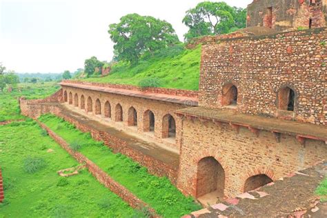 Massive Fatehpur Sikri Fort And Complex Uttar Pradesh India Stock Image