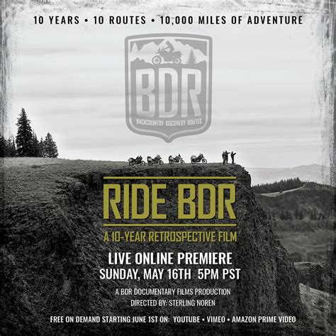 Backcountry Discovery Routes 10-Year Retrospective Documentary ...