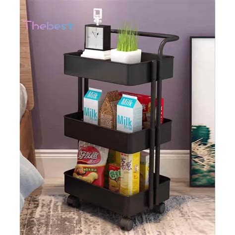 Thebest New Tier Kitchen Utility Trolley Cart Shelf Storage Rack