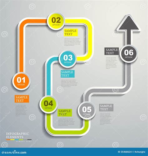 Abstract Flow Chart Infographics Stock Images Image