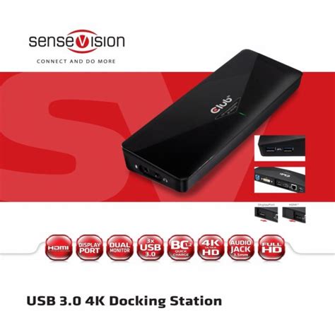 Club 3d Usb Type A Dual Display Docking Station