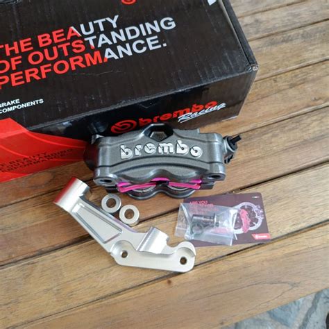 Kaliper Brembo 4 Piston Set Breket Pnp Ninja Lazada Indonesia