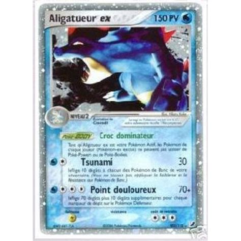 Aligatueur 4 111 Néo Génésis carte Pokemon Poke Cartes