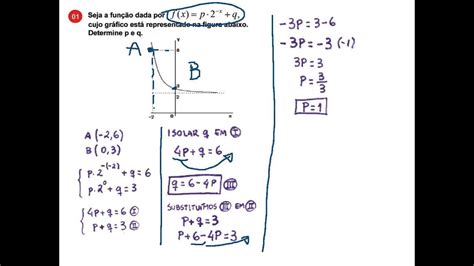 Matemática Função Exponencial Problemas Com Gráficos Lista 01