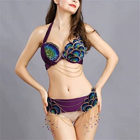 Ceinture De Soutien Gorge De Danse Du Ventre Pour Femme Ensemble De