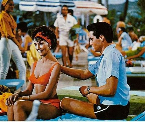 Elvis 13th Film Fun In Acapulco In 1963 With Co Star Elsa Cardenas