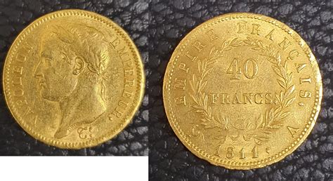 Frankreich France 40 Francs Gold 1811 A Napoleons I Paris