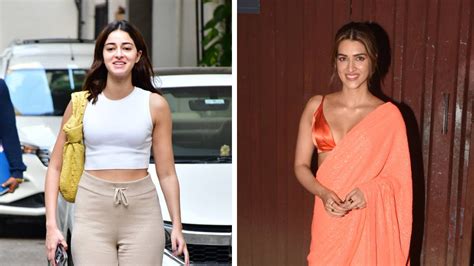 Ananya Panday Kriti Sanon Varun Dhawan Malaika Arora Shah Rukh Khan