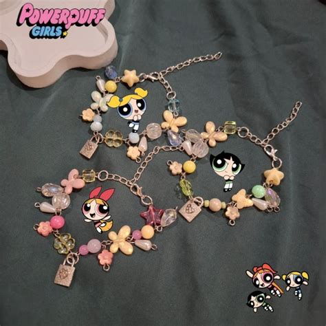 Jual Bracelet Powerpuff Girls Edition Hanna Art Gelang Manik Shopee