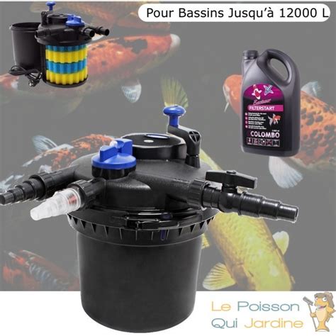 Filtre De Bassins De jardin Sous Pression UV 11W Jusqu à 12000