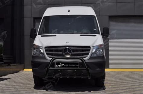 Mercedes Sprinter Vw Crafter Steel Black Axle Nudge A Bar Bull Bar