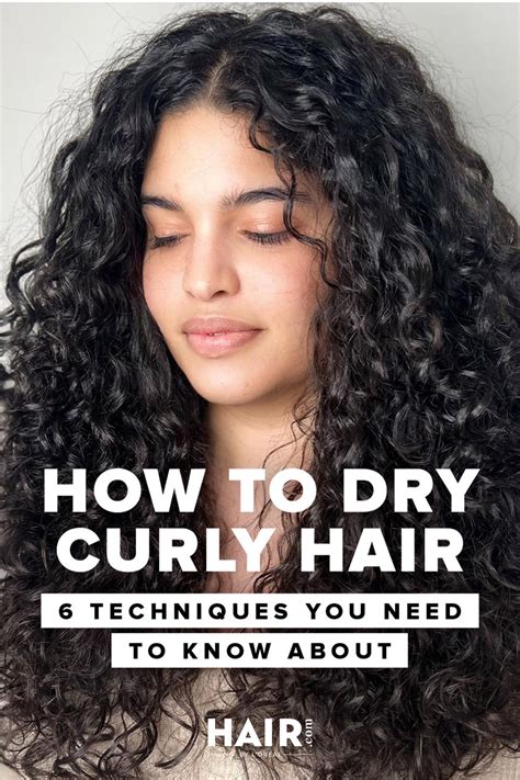 How To Dry Curly Hair 6 Easy Techniques To Try Hair By LOréal