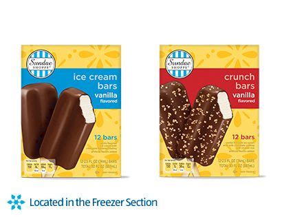 ALDI US - Sundae Shoppe Ice Cream Bars or Crunch Bars | Icecream bar ...