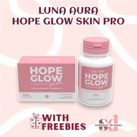 Hope Glow Skin Pro Luna Aura Japan Glutathione Skin Probiotic 30