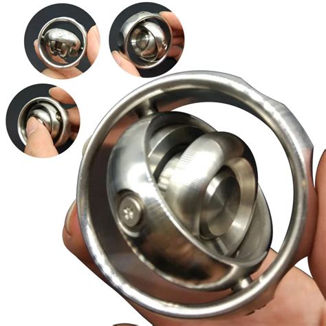 Y Kseltildi Edc Metal Parmak Cayro Jiroskop El Spinner Dekompresyon