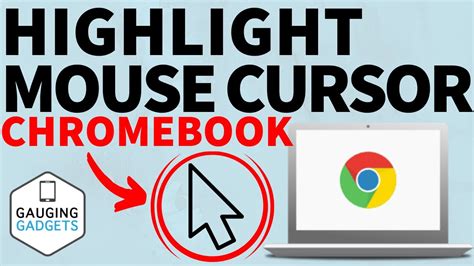 How To Change Your Mouse Cursor Color On Chromebook - Open the control ...