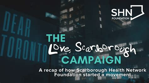 Highlights From The Love Scarborough Campaign In Support Of Shn