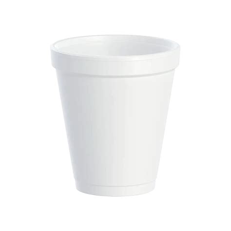 Gold Medal 5193 8 Oz Plain Disposable Styrofoam Cups 1000case