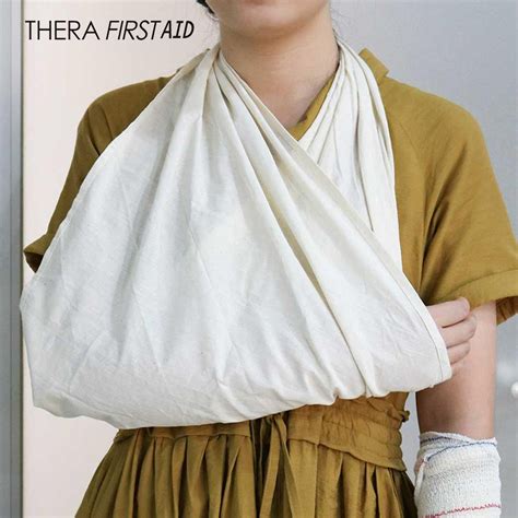 Cotton Triangular Bandage Buy Product On Ningbo Helwol Medical