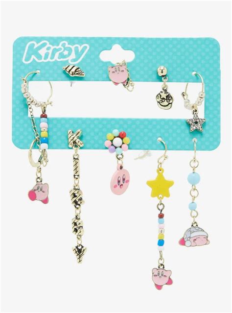 Boxlunch Nintendo Kirby Icons Mix And Match Earring Set Boxlunch