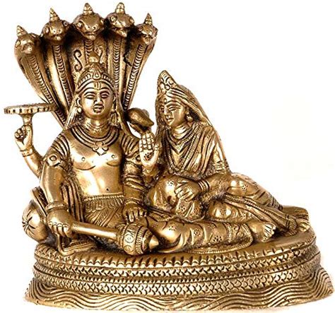 Buy Maa Padma Farms Astadhatu 8 Metals Made Shri Lakshmi Narayan Idol