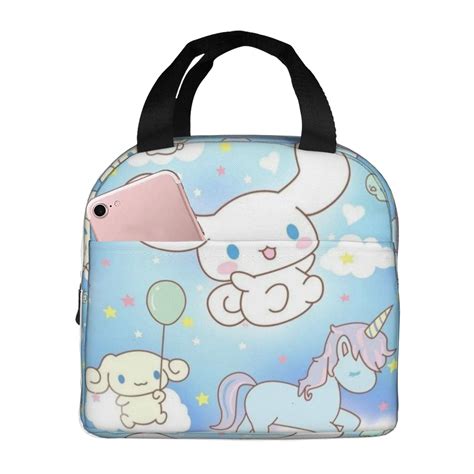 Cinnamoroll Lunch Bag Waterproof Insulated Lunch Box Reusable Bento Bag