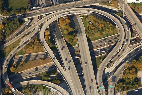 Aerialstock Aerial Photograph Of The Jane Byrne Interchange In