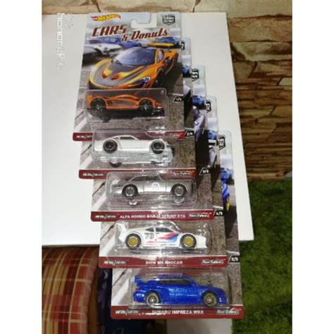 Hot Wheels Car Donuts Set Shopee Malaysia