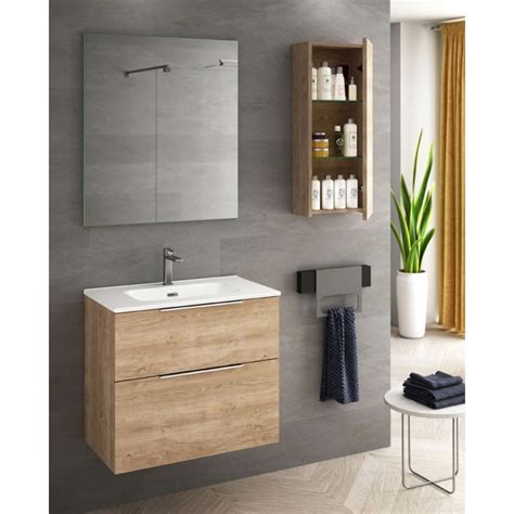 Mueble de Baño Suspendido COMET 70 de FONDO REDUCIDO