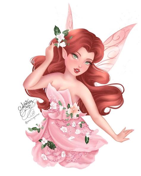 clairee on Instagram: “🌹Rosetta🌹 Here is the next fairy in the series ☺ ...