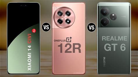 Xiaomi Civi Vs Oneplus R Vs Realme Gt Youtube