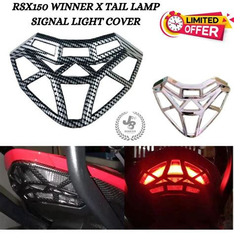 Honda Rsx150 Winner X Tail Lamp Light Signal Light Carbon Chrome