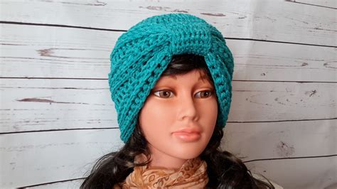 Knit Turban Fashion Turban Hat Hand Knitted Womens Winter Hats Turban