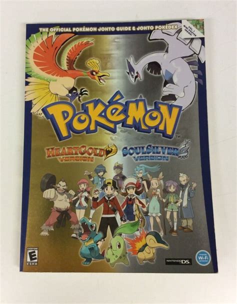 Pokemon Heartgold Soulsilver Versions Strategy Guide Johto Pokedex W