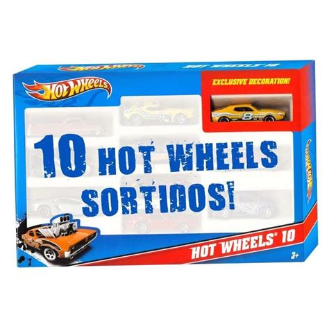 Kit Carrinhos Hot Wheels Escala Sortido Carros Mattel Carrinho De Brinquedo