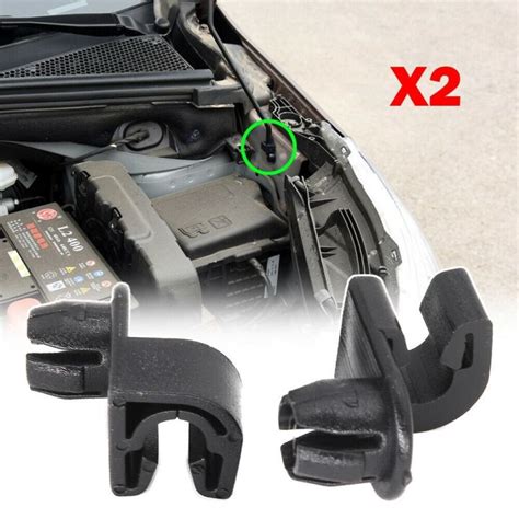 2Pcs Hood Bonnet Stay Rod Clip Hood Tie Rod Clamp Lazada